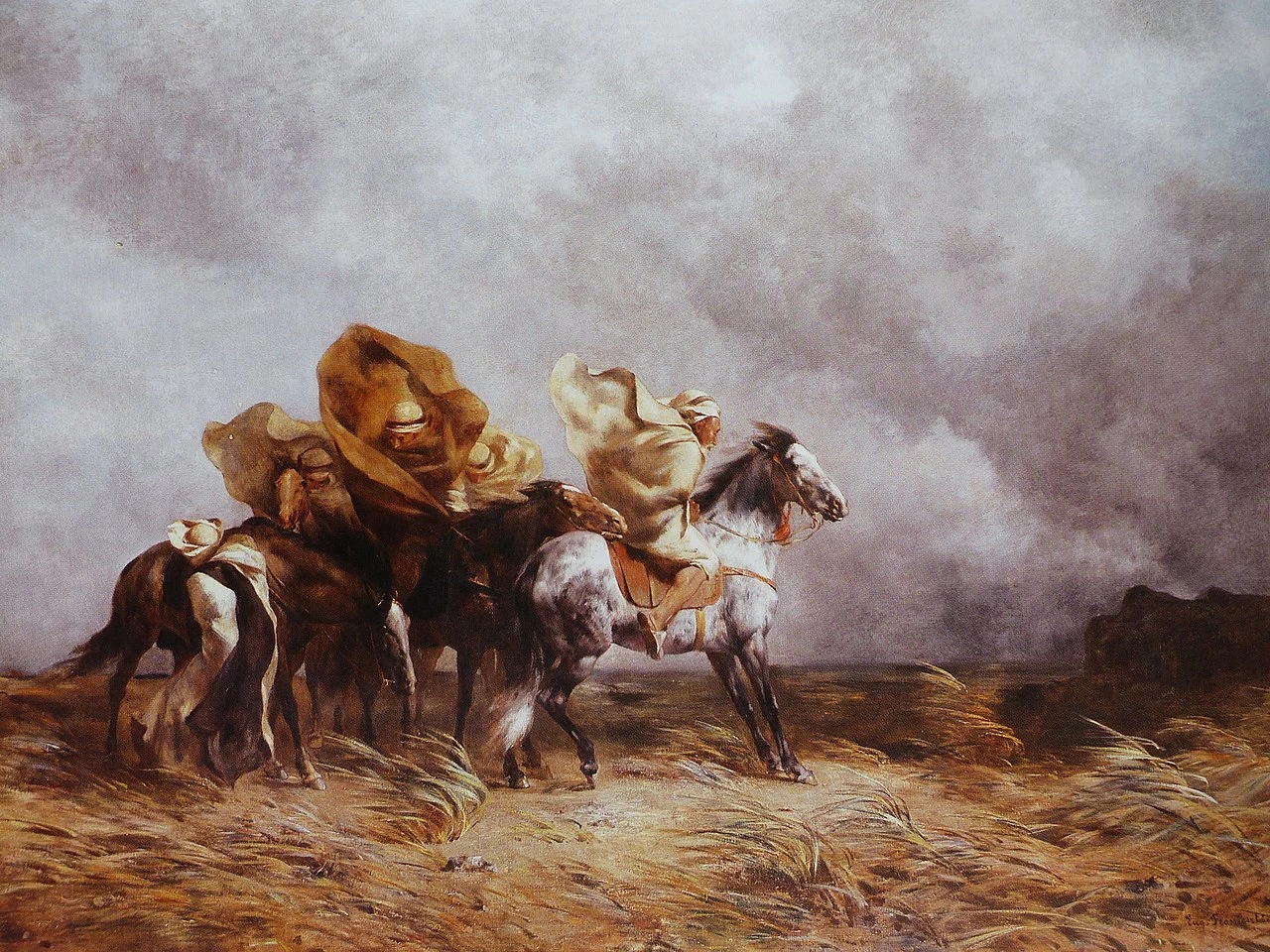 Burrasca nelle pianure dell'Alfa